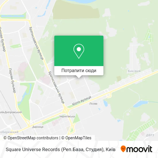 Карта Square Universe Records (Реп.База, Студия)