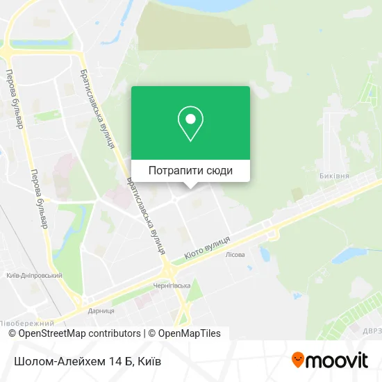 Карта Шолом-Алейхем 14 Б