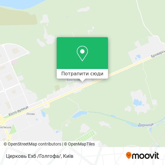 Карта Церковь Ехб /Голгофа/
