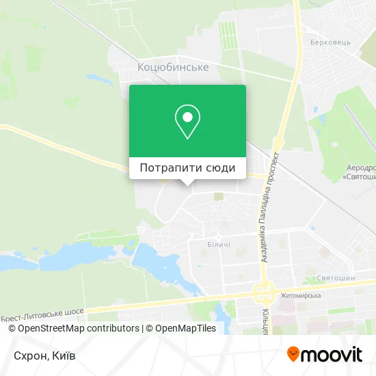 Карта Схрон