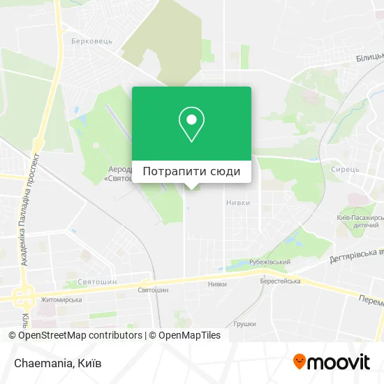 Карта Chaemania