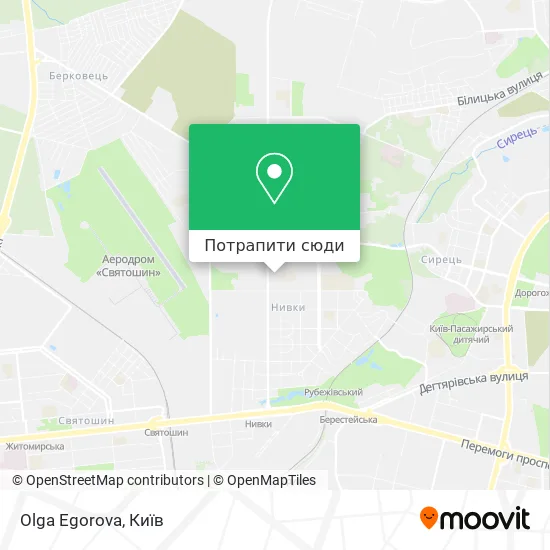 Карта Olga Egorova