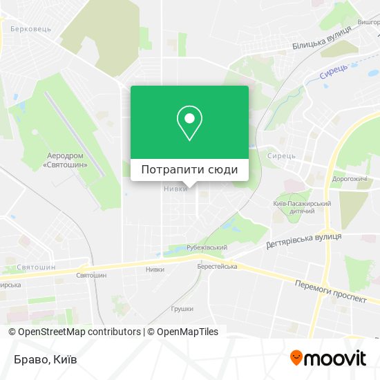 Карта Браво