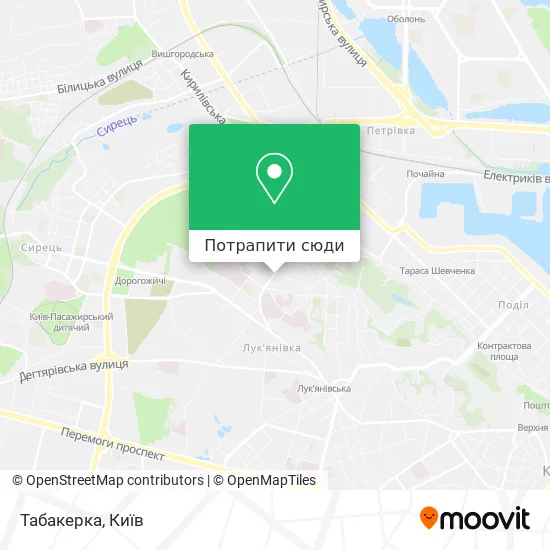 Карта Табакерка