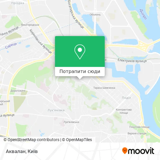 Карта Аквалан