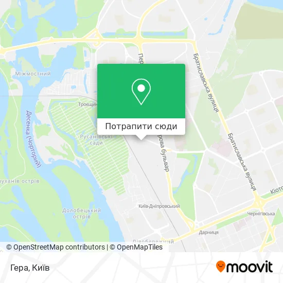Карта Гера