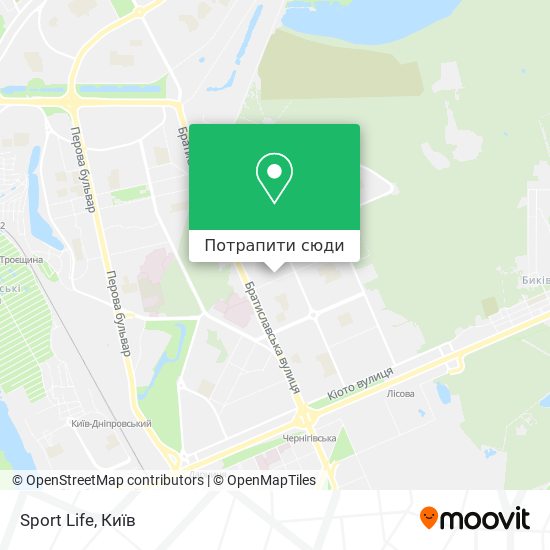Карта Sport Life