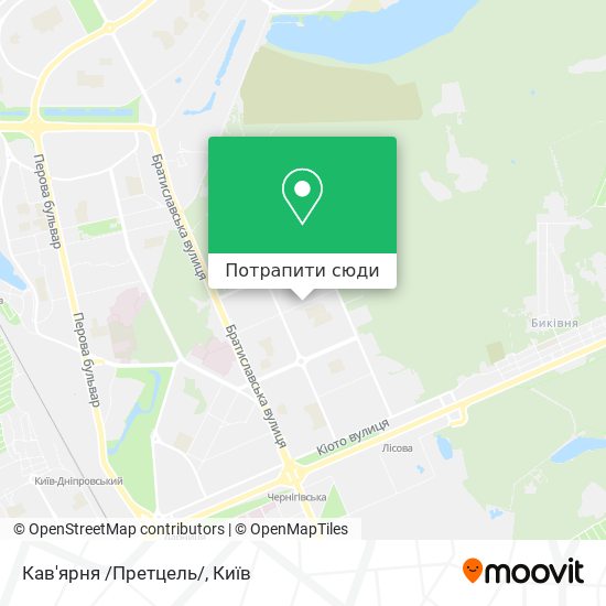 Карта Кав'ярня /Претцель/