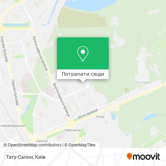 Карта Тату-Салон