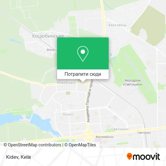 Карта Kidev