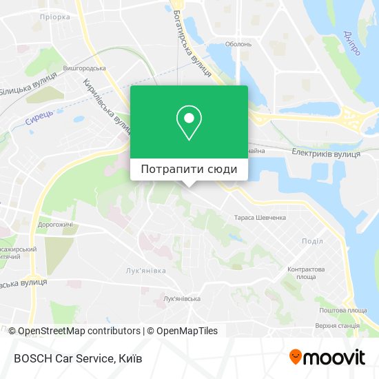 Карта BOSCH Car Service