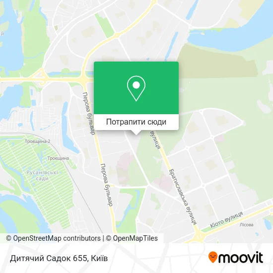 Карта Дитячий Садок 655
