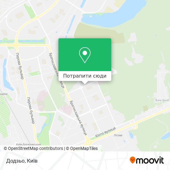Карта Додзьо