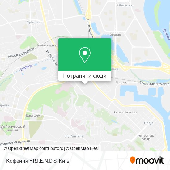 Карта Кофейня F.R.I.E.N.D.S