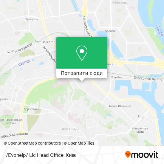 Карта /Evohelp/ Llc Head Office