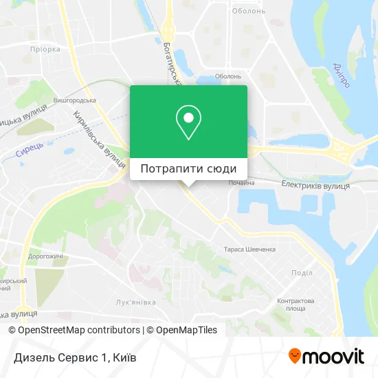 Карта Дизель Сервис 1