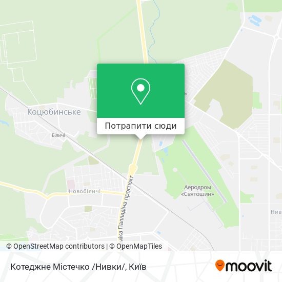 Карта Котеджне Містечко /Нивки/