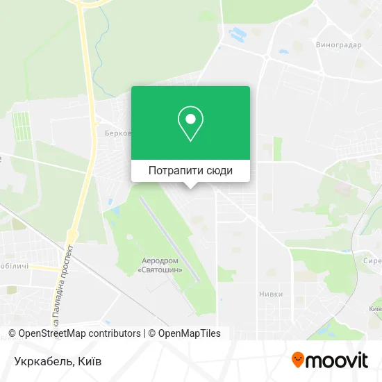 Карта Укркабель