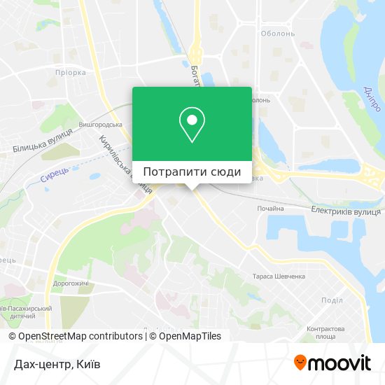 Карта Дах-центр
