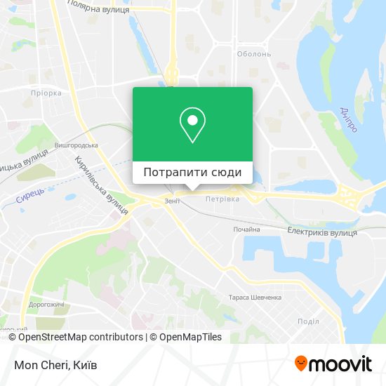 Карта Mon Cheri
