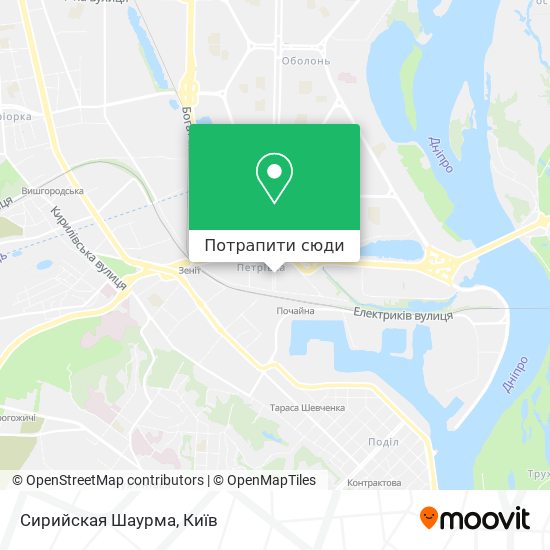 Карта Сирийская Шаурма
