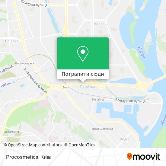 Карта Procosmetics