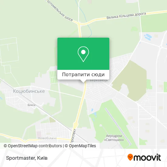 Карта Sportmaster