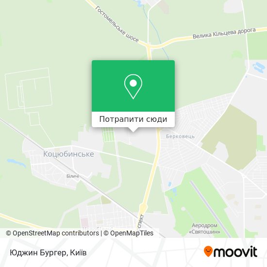 Карта Юджин Бургер