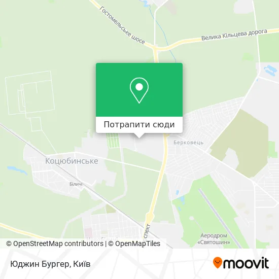 Карта Юджин Бургер