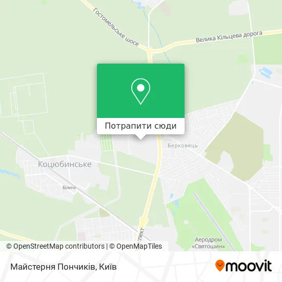 Карта Майстерня Пончиків
