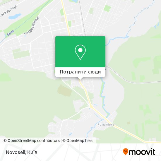 Карта Novosell