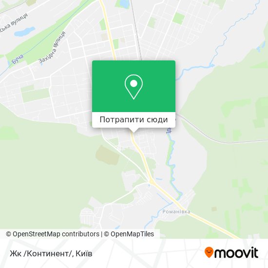 Карта Жк /Континент/