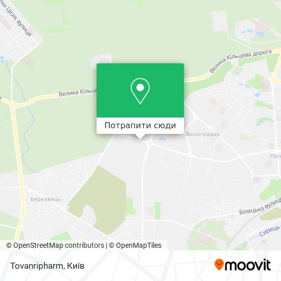 Карта Tovanripharm