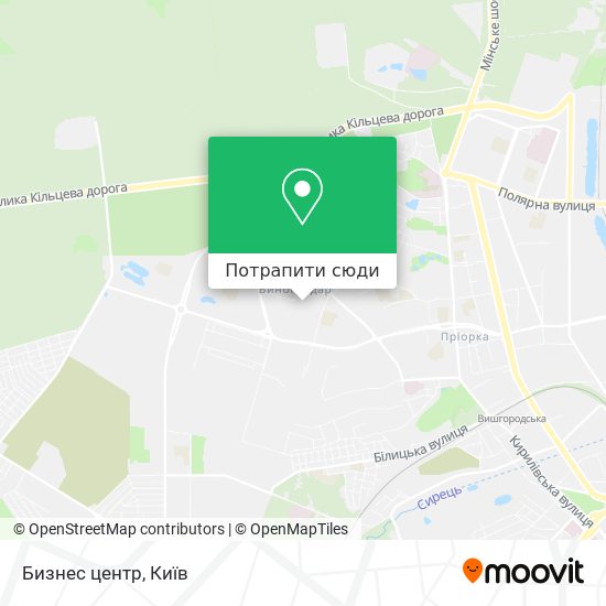 Карта Бизнес центр
