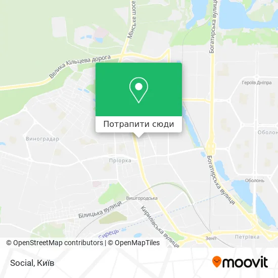 Карта Social