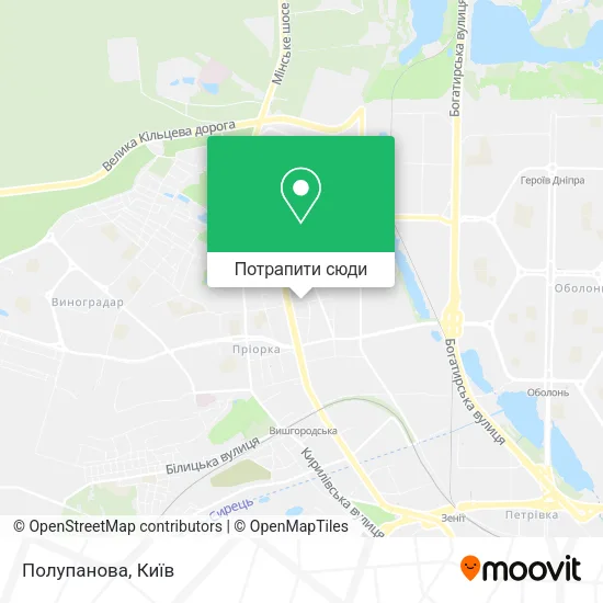 Карта Полупанова