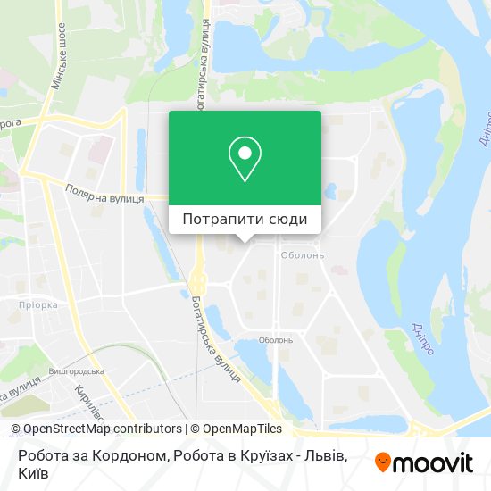 Карта Робота за Кордоном, Робота в Круїзах - Львів