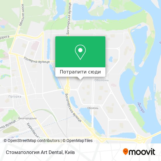 Карта Стоматология Art Dental