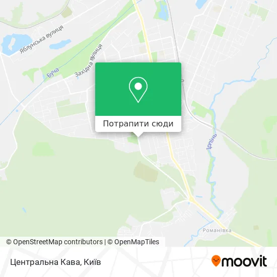 Карта Центральна Кава