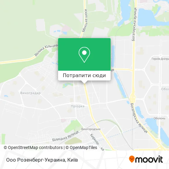 Карта Ооо Розенберг-Украина