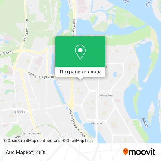 Карта Аис Маркет