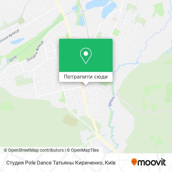Карта Студия Pole Dance Татьяны Кириченко