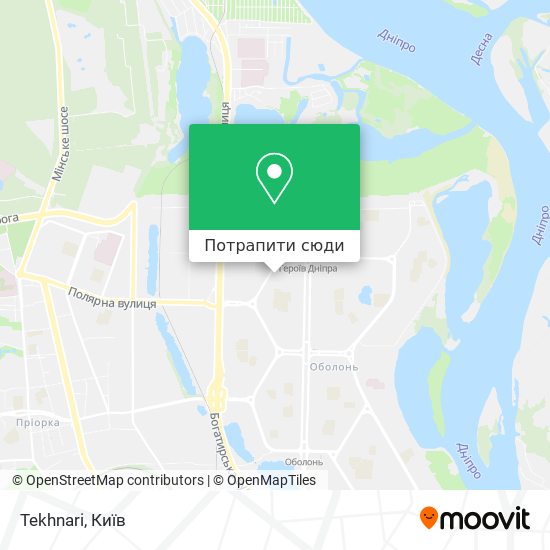 Карта Tekhnari