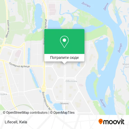 Карта Lifecell