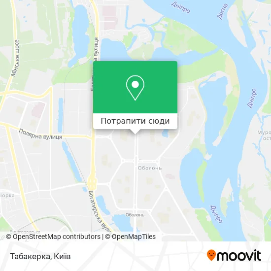 Карта Табакерка