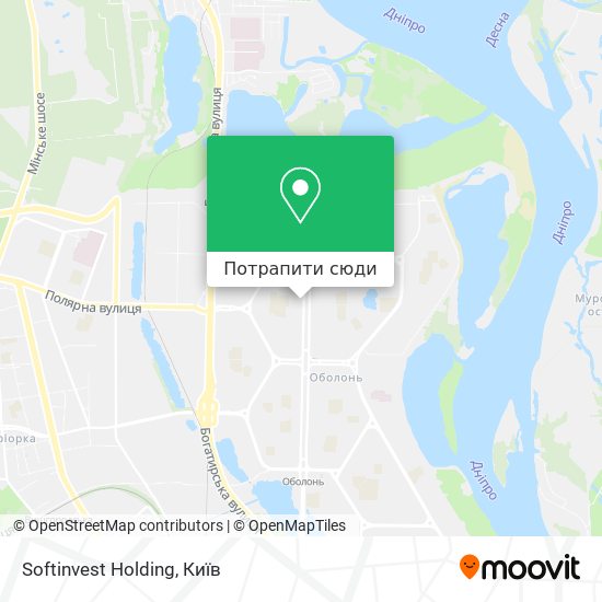 Карта Softinvest Holding