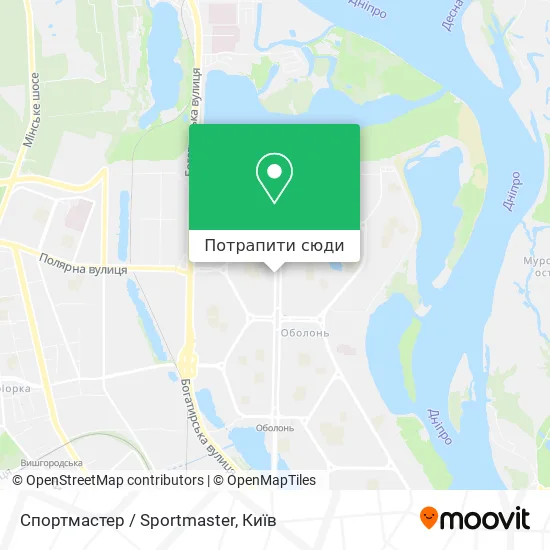 Карта Спортмастер / Sportmaster