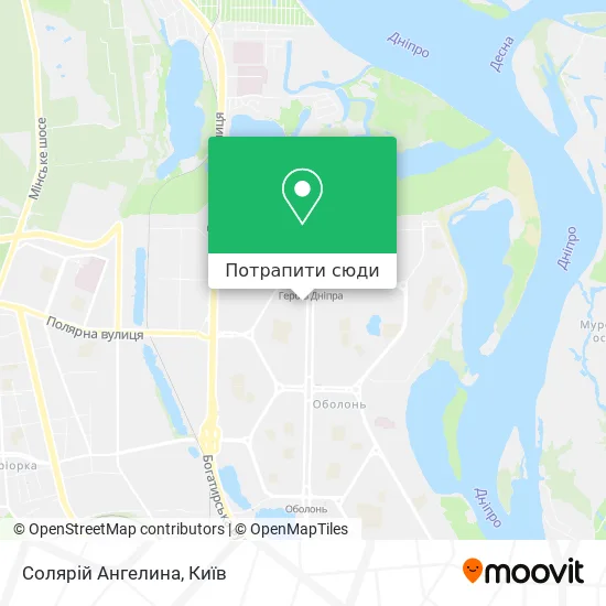 Карта Солярій Ангелина