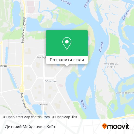 Карта Дитячий Майданчик