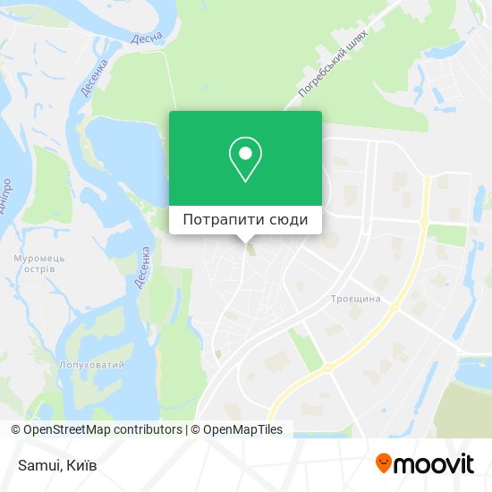 Карта Samui